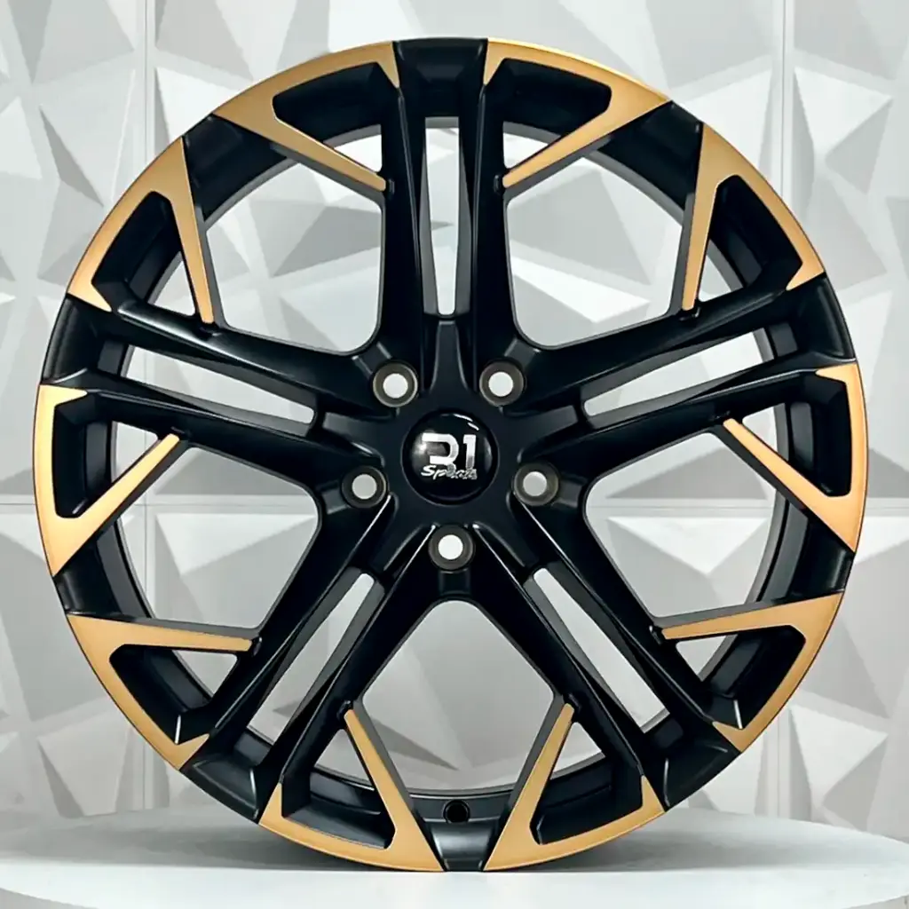 RIN 18X8 5-112 R1 SPORT CPR19 SATIN BLACK MF+COPPER ET40 CB57.1 