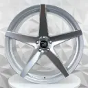 RIN 22X9 5-114.3 R1 SPORT C091F SILVER MACHINE FACE ET20 CB73.1 