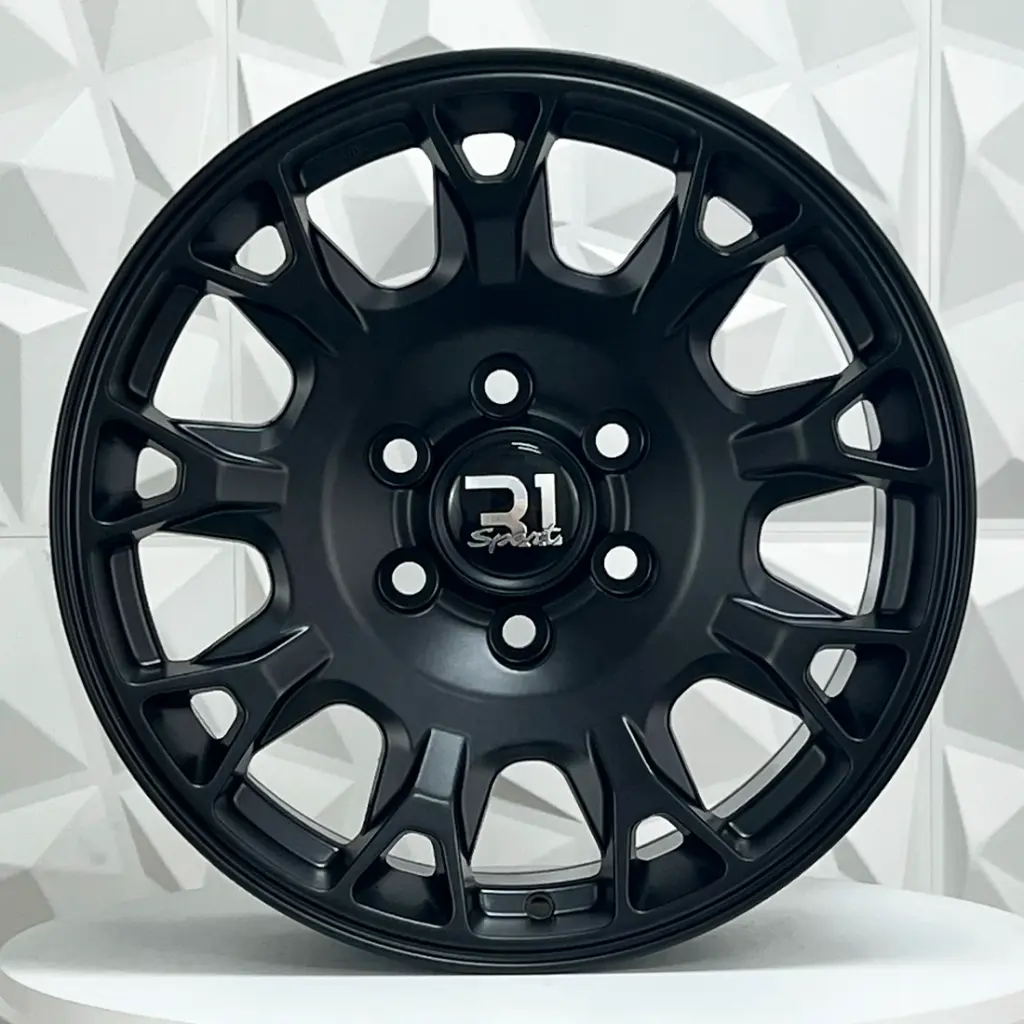 RIN 17X8 6-139.7 R1 SPORT QC2029 MATT BLACK ET5 CB106.1