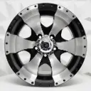 RIN 16X7 6-114.3 R1 SPORT JA095 BLACK MACHINE FACE ET0 CB66.1