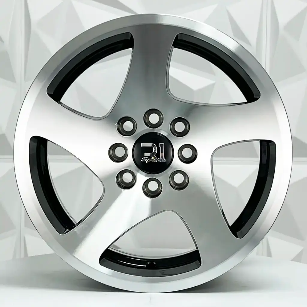 RIN 14X6.5 4-100/108 R1 SPORT 45209 BLACK MACHINE FACE ET20 CB73.1