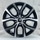 RIN 17X7.5 5-120 R1 SPORT FE129 BLACK MACHINE FACE ET35 CB74.1