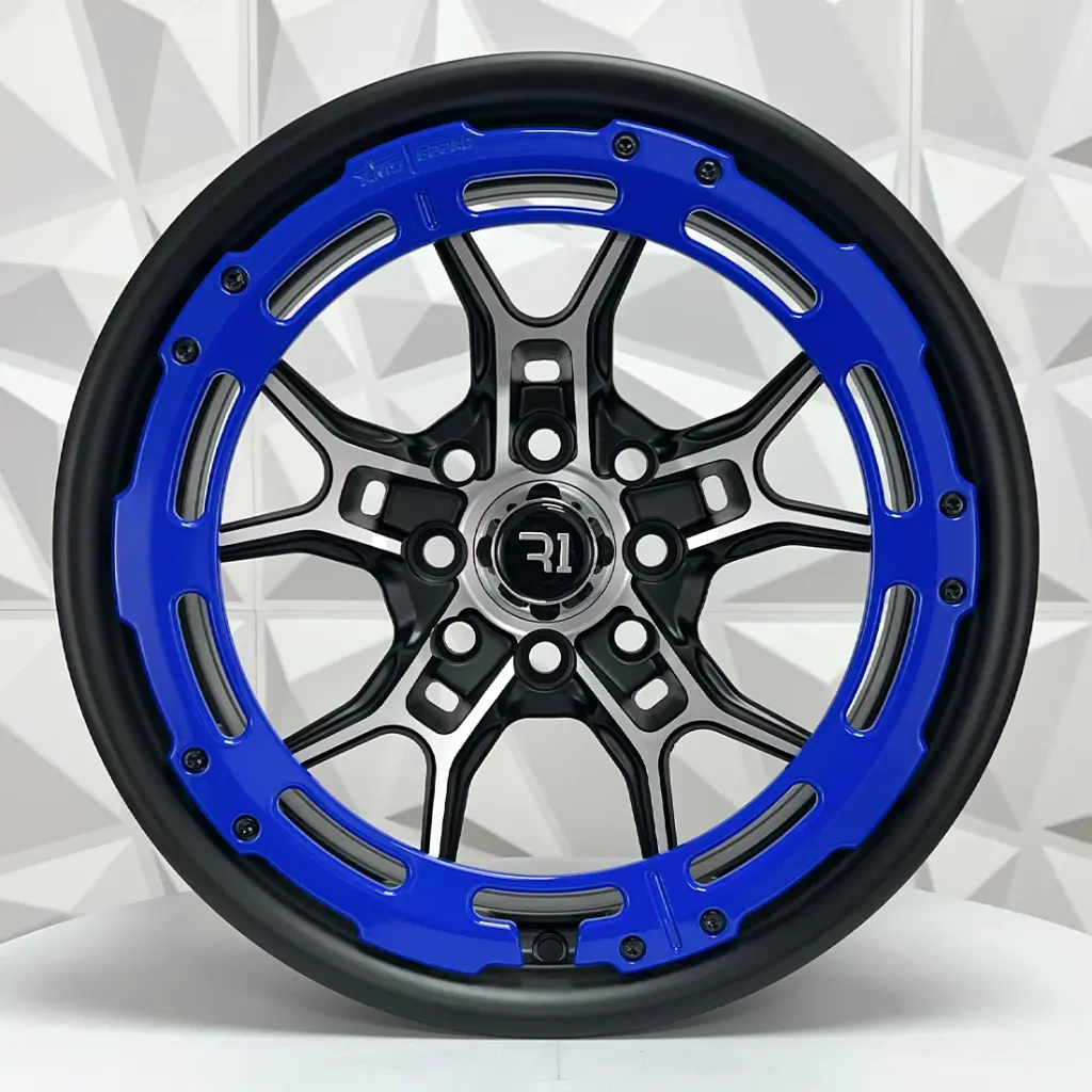RIN 15X7 4-100/114.3 R1 SPORT QC1840-A MATE BMF RING BLUE ET20 CB73.1
