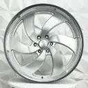 RIN 24X9 6-139.7 R1 SPORT 667L SILVER MILLING MACHINE LIP ET25 CB78.1