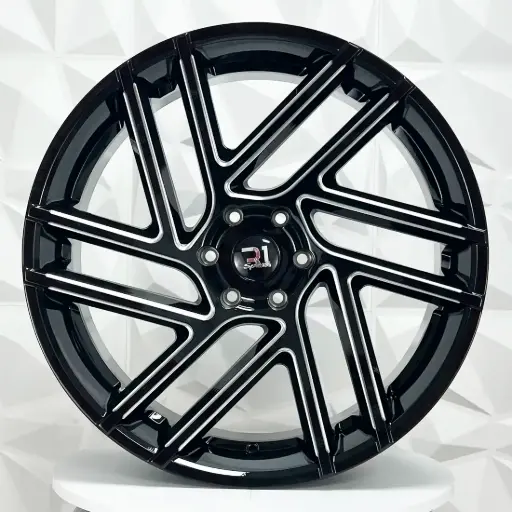 [221203] RIN 22X10 6-139.7 R1 SPORT FF2076 BLACK MILLING ET15 CB78.1